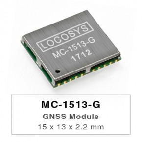 LOCOSYS MC-1513-G is a complete standalone GNSS module