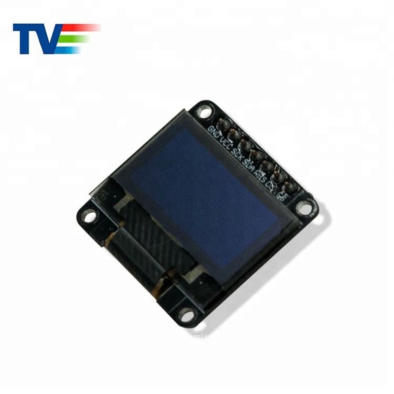 0.96 inch 128x64 I2C monochrome oled with PCB controller board Display Module-TVO12864BA-PCB 
