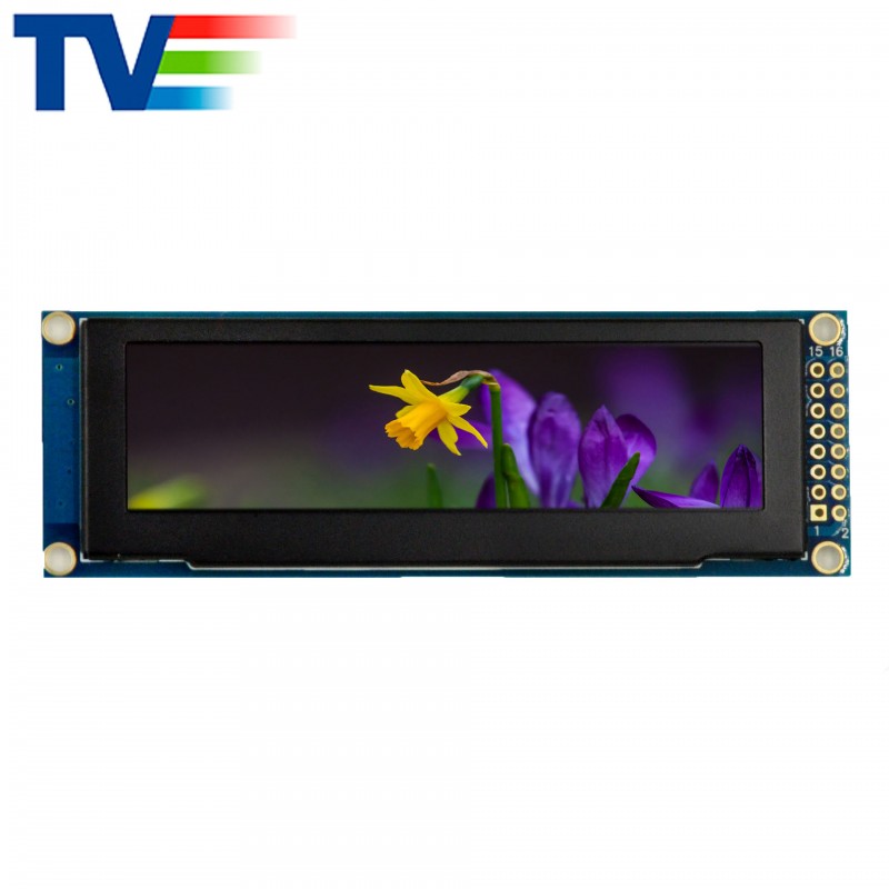 Standard 3.12 Inch 256x64 Monochrome OLED Display with PCB medical- TVO0312A-PCB